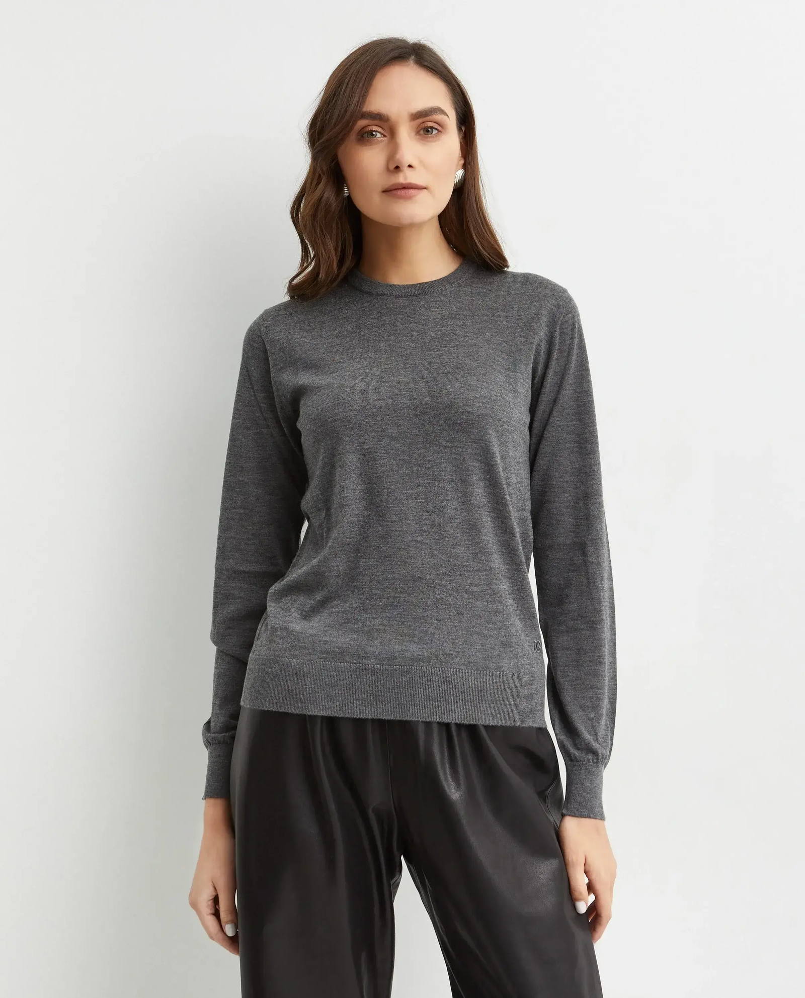 Szary kaszmirowy sweter - Image #0