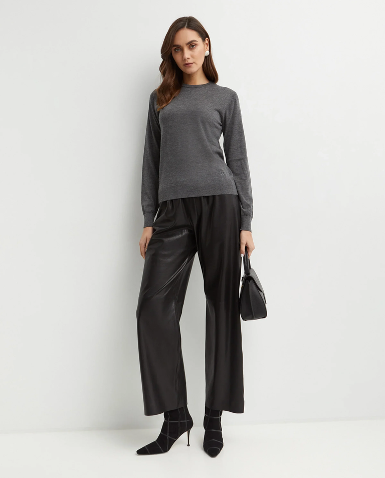 Szary kaszmirowy sweter - Image #2