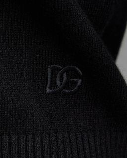 Czarny kaszmirowy kardigan - Image #4