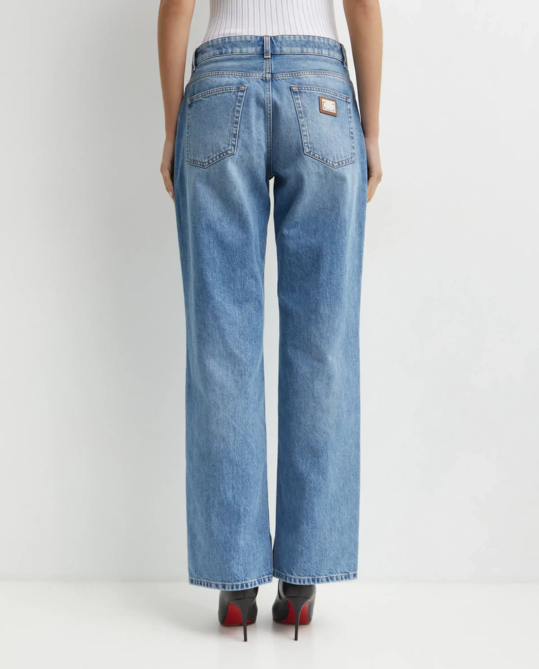 Niebieskie spodnie jeansowe - Image #3