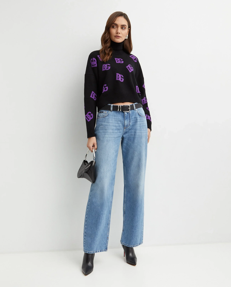 Niebieskie spodnie jeansowe - Image #2