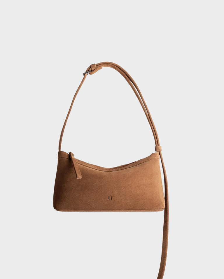 Skórzana torebka na ramię Anny Toffee - Image #2