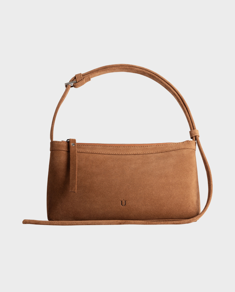 Skórzana torebka na ramię Anny Toffee