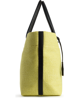 Żółta torba do ręki Raffia - Image #5