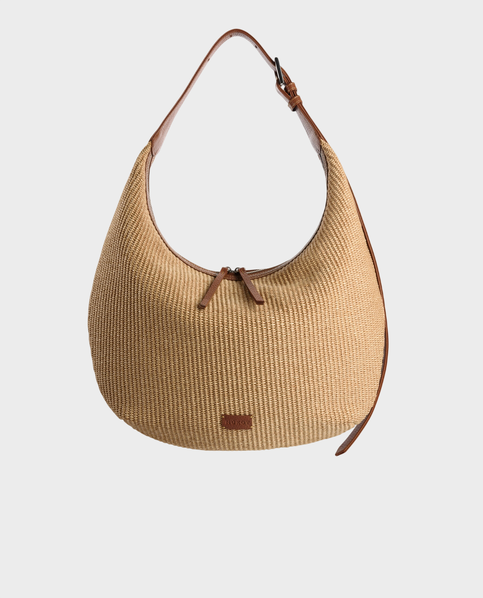 Beżowa torba na ramię Hobo Drop - Image #0