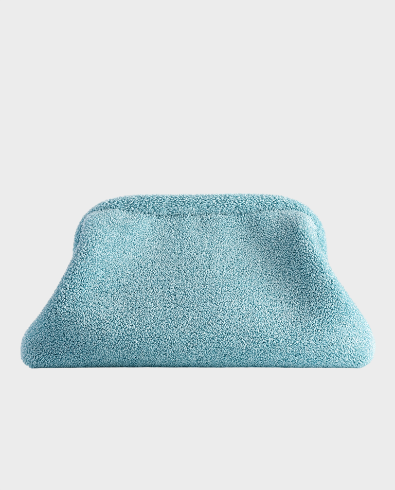 Niebieska torebka do ręki Clutch