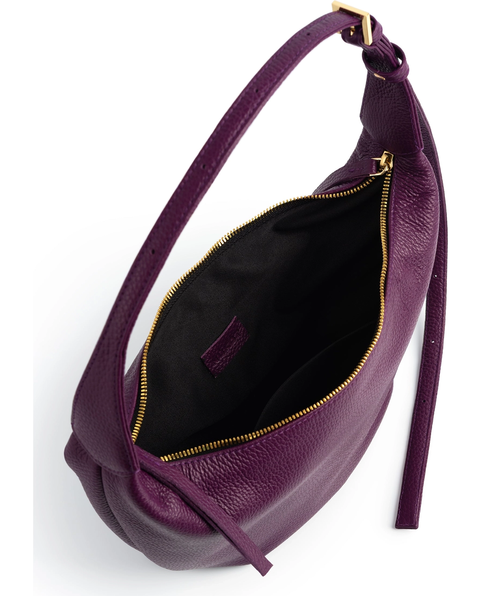 Fioletowa torebka na ramię Hobo Drop Mini - Image #2