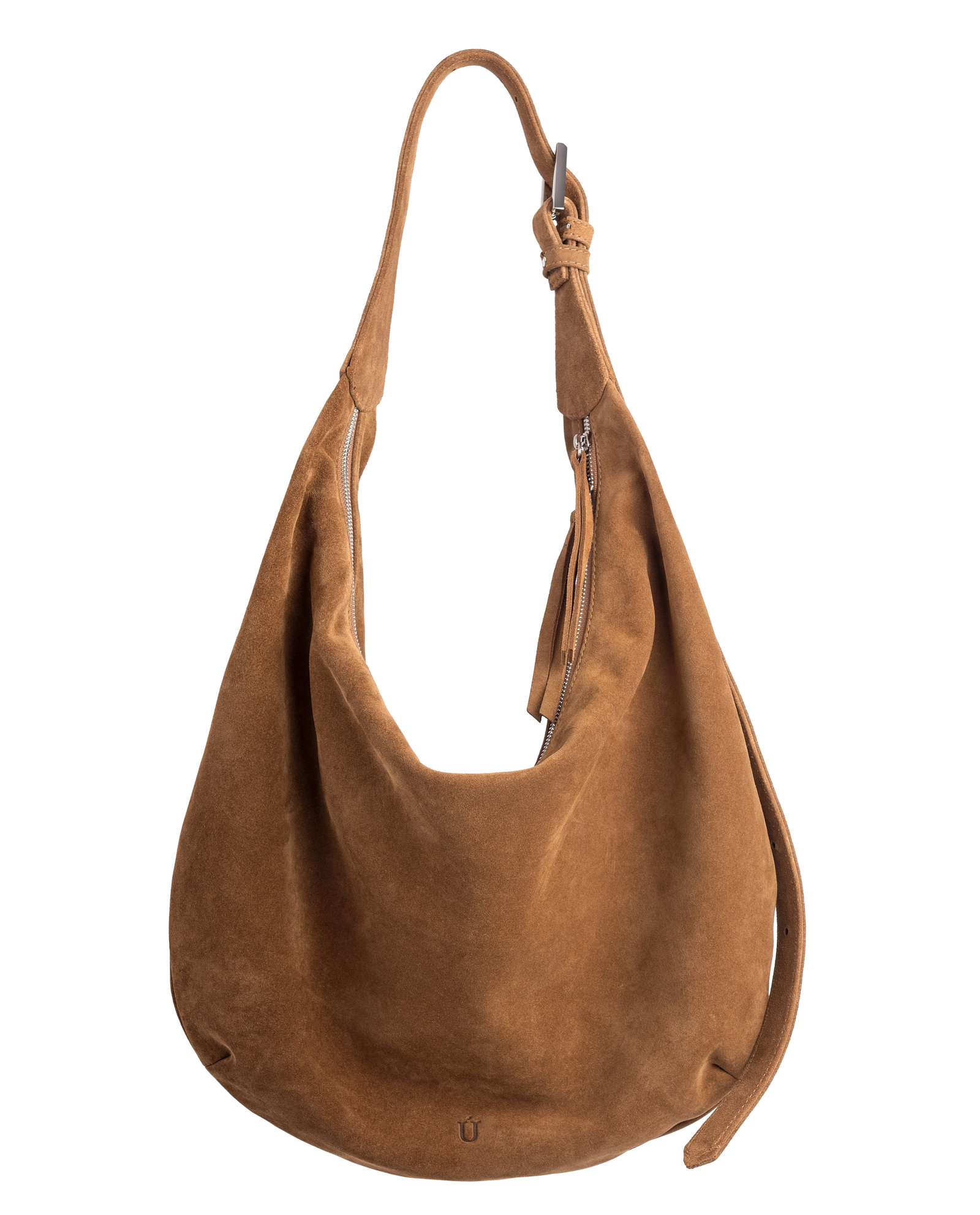Zamszowa torba na ramię Hobo Drop Toffee - Image #2