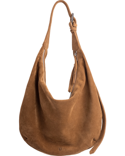 Zamszowa torba na ramię Hobo Drop Toffee - Image #2