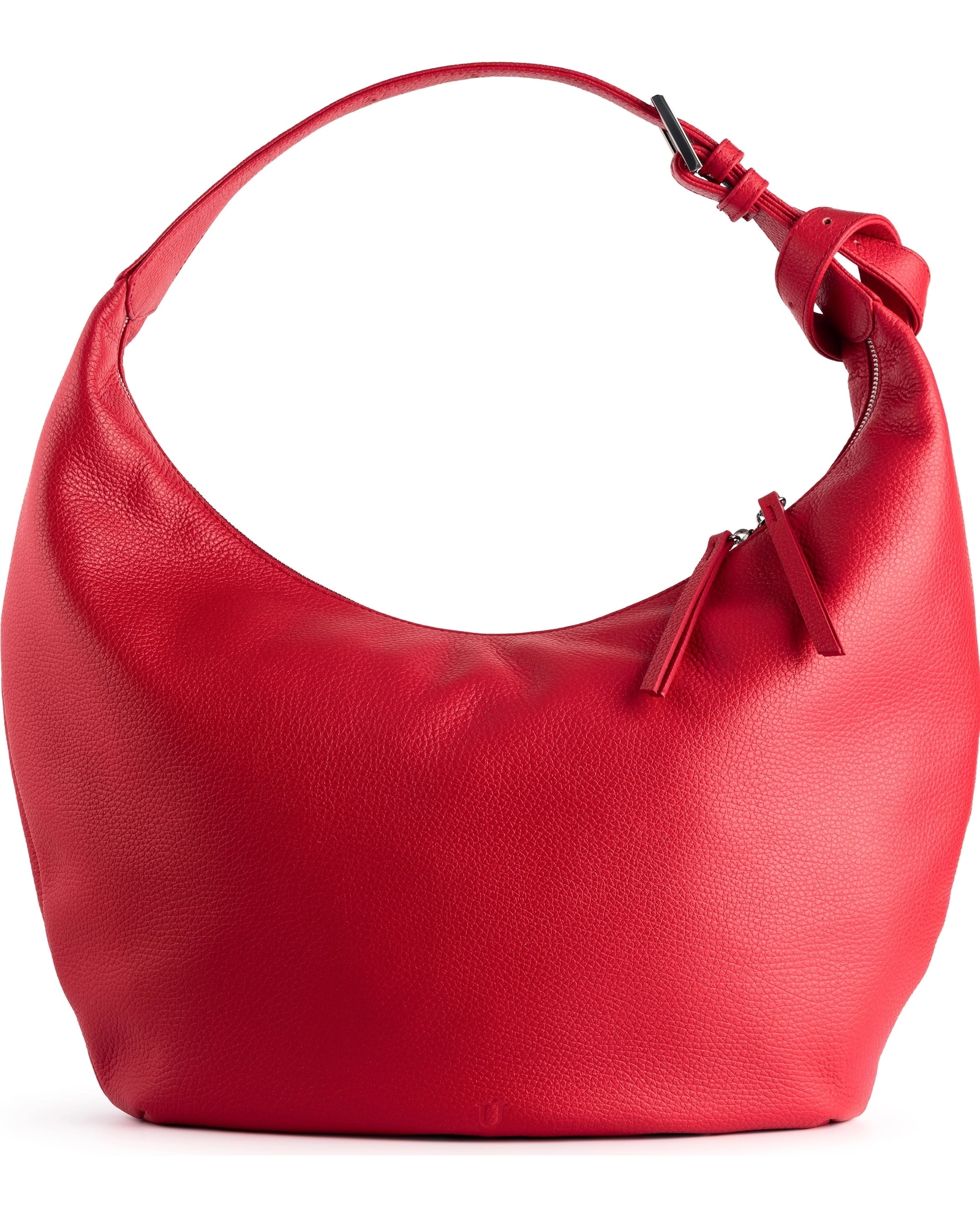 Czerwona torba na ramię Hobo Drop - Image #2