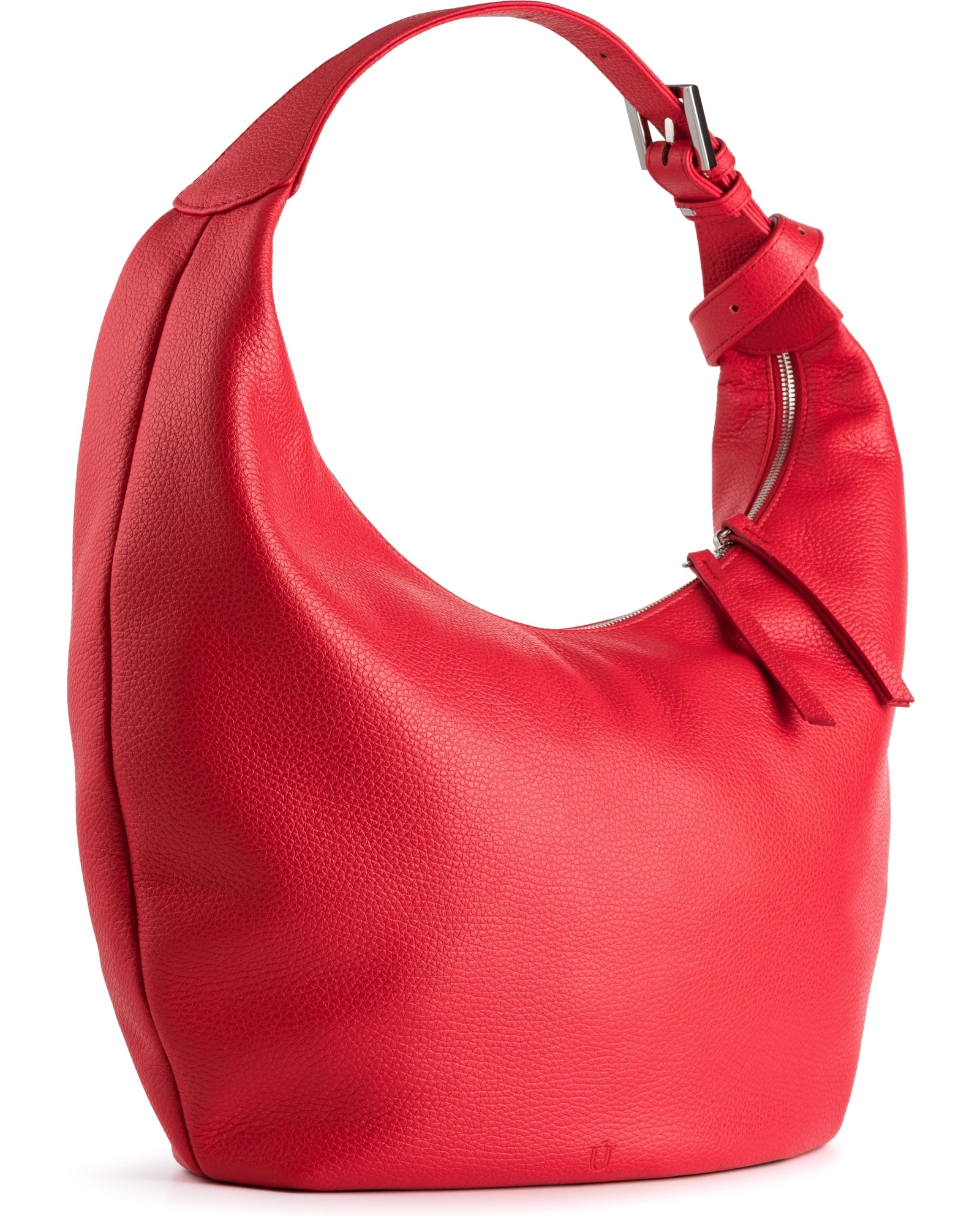 Czerwona torba na ramię Hobo Drop - Image #3