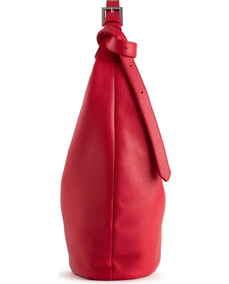 Czerwona torba na ramię Hobo Drop - Image #6