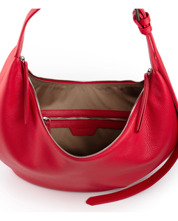 Czerwona torba na ramię Hobo Drop - Image #5
