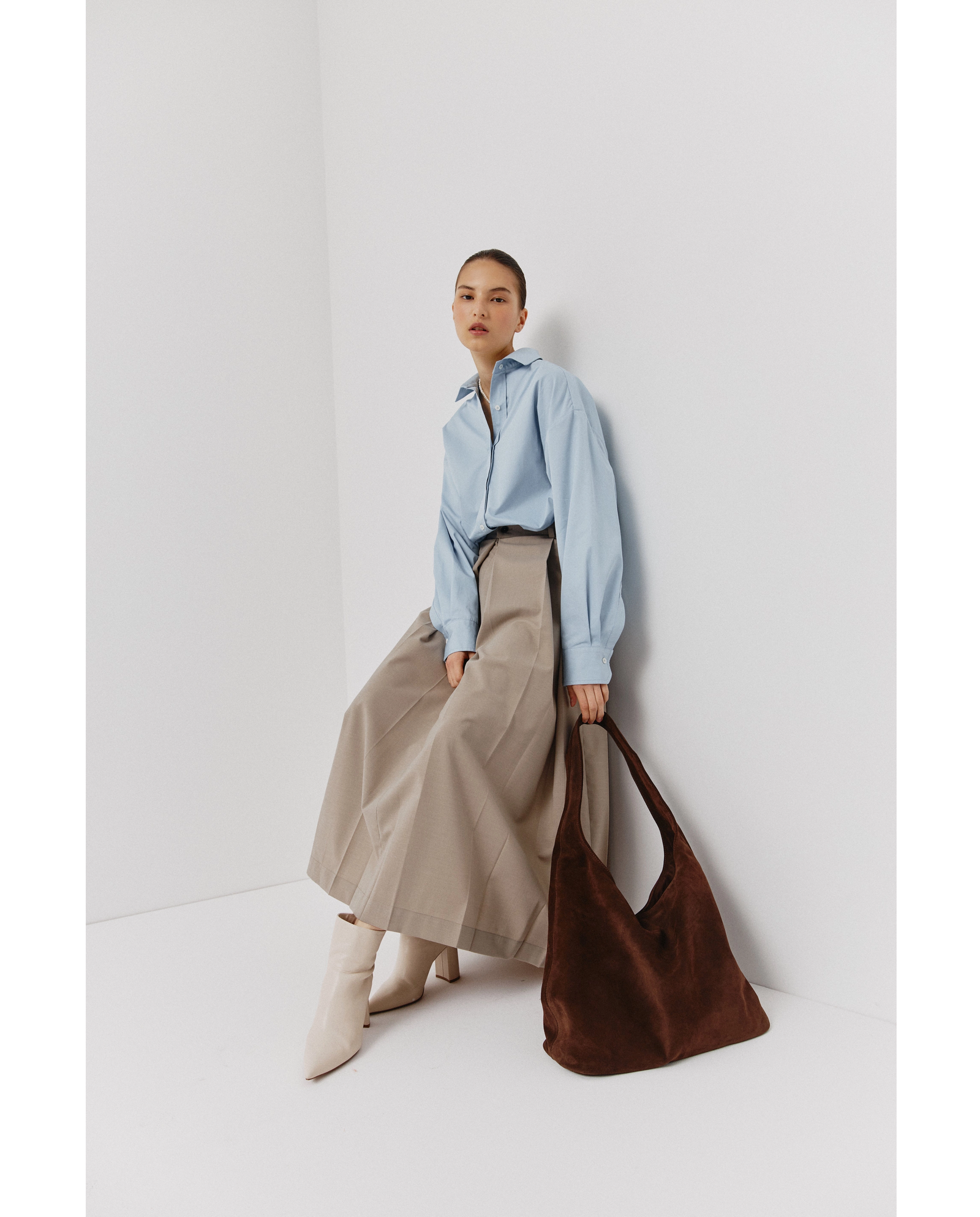 Brązowa torba na ramię Hobo - Image #1