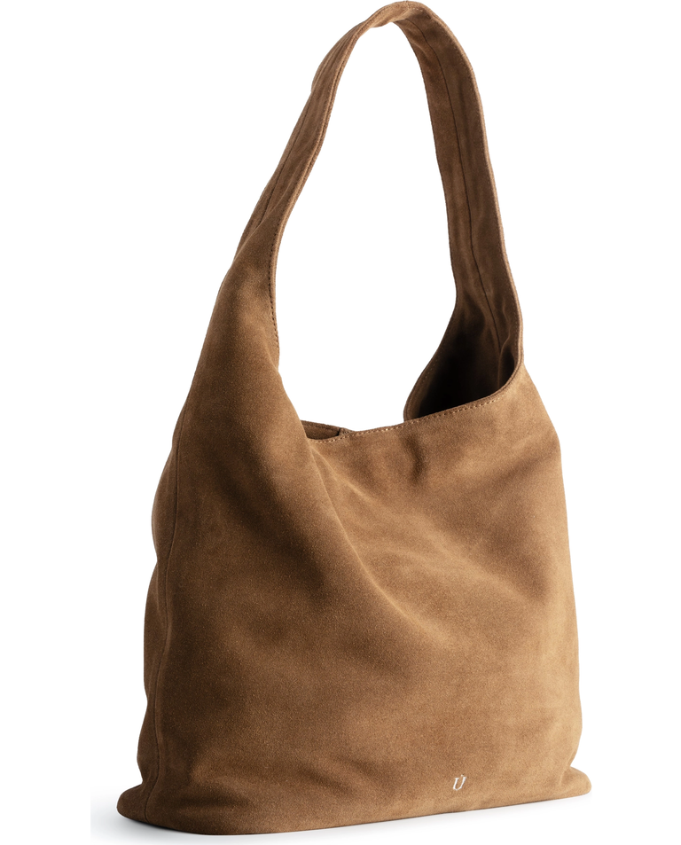Zamszowa torba na ramię Hobo Toffee - Image #2