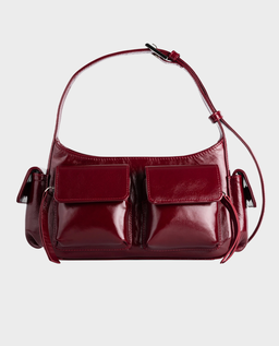 Bordowa torebka na ramię Cargo - Image #0