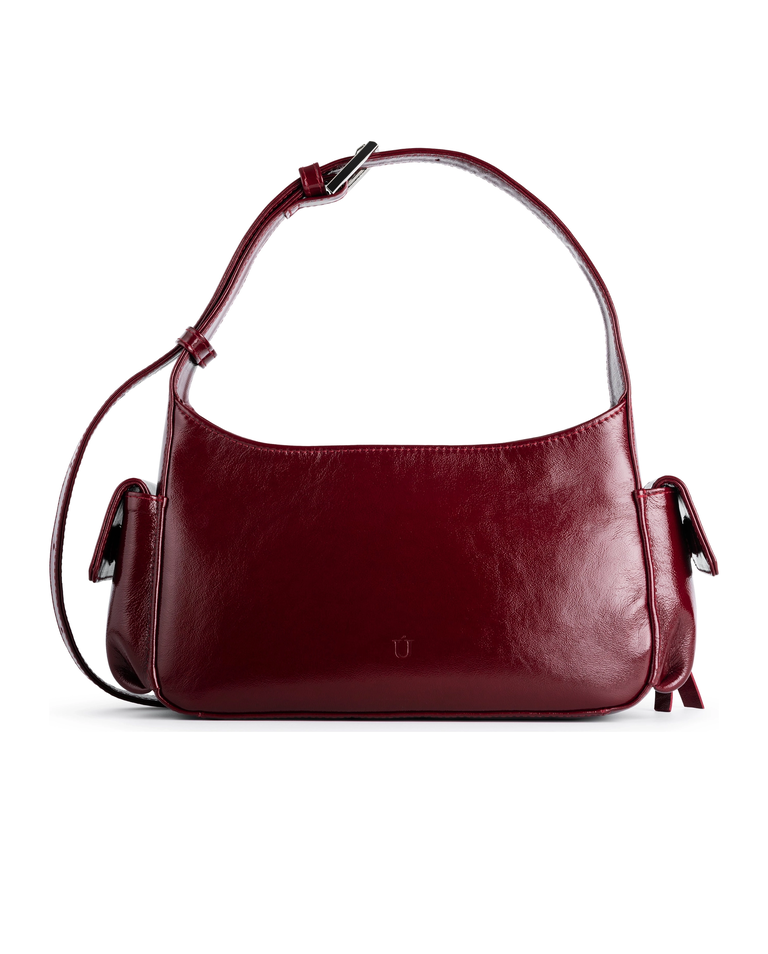 Bordowa torebka na ramię Cargo - Image #5