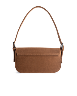 Zamszowa torebka na ramię Baguette Toffee - Image #3