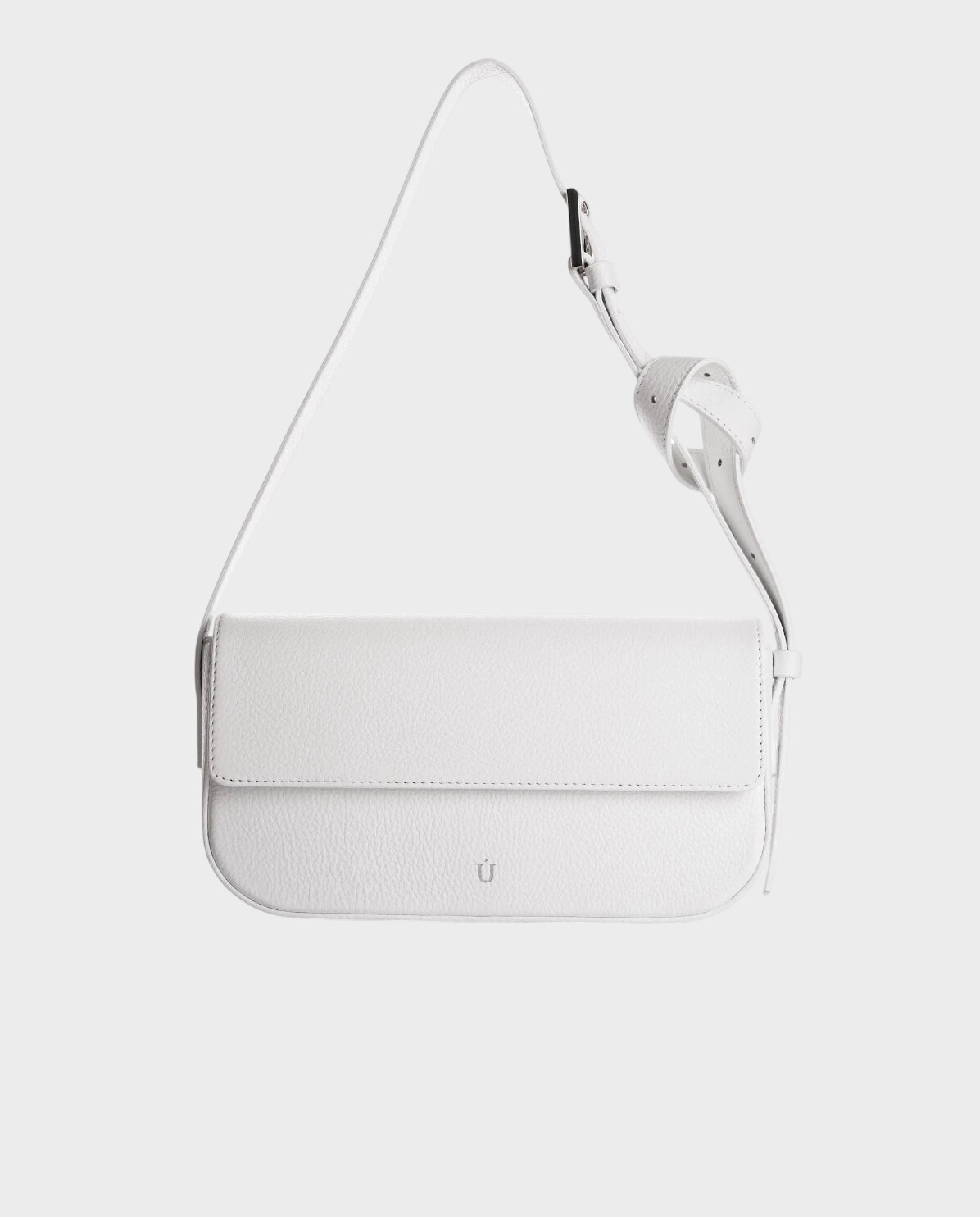 Biała torebka na ramię Baguette - Image #0