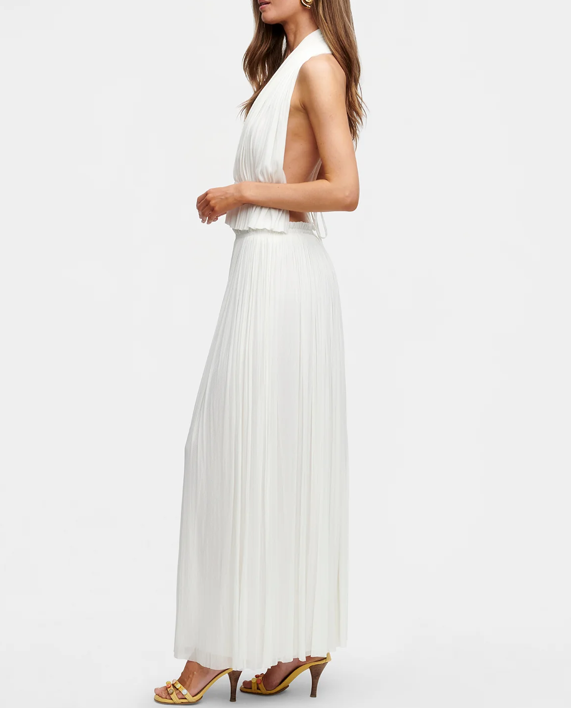 Biały top z jedwabiu - Image #2