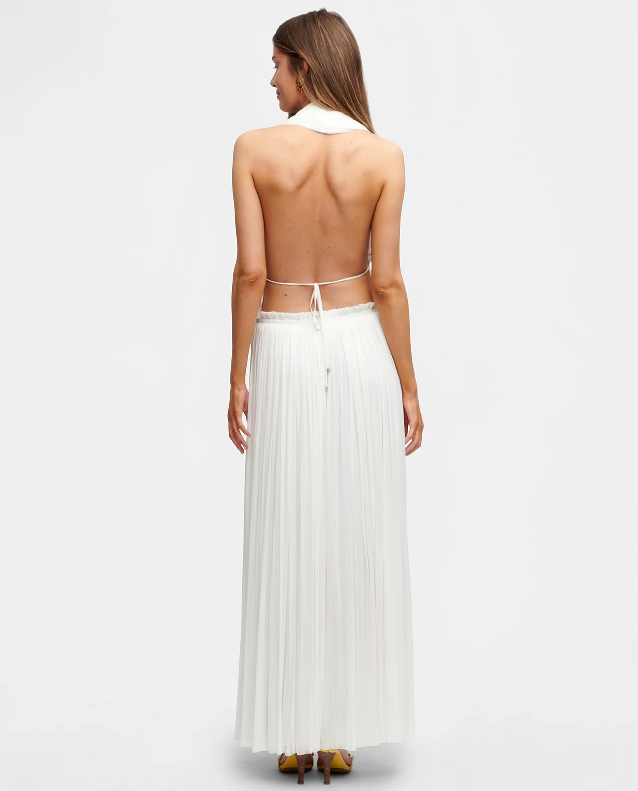 Biały top z jedwabiu - Image #3