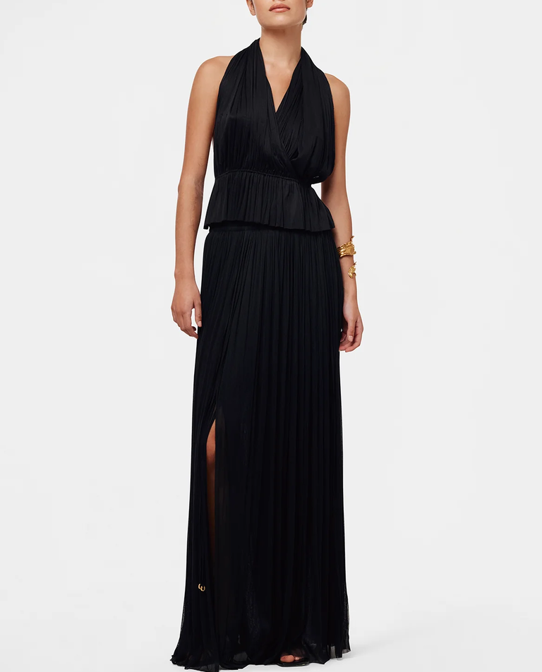 Czarny top z jedwabiu - Image #2