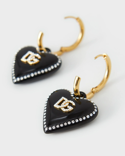 Kolczyki z zawieszką w kształcie serca - Image #3