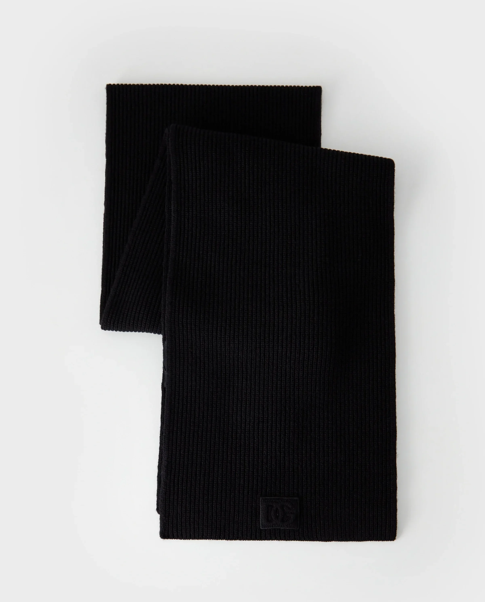 Czarny wełniany szalik - Image #0