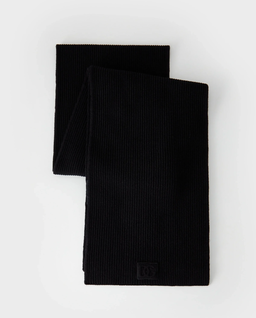 Czarny wełniany szalik - Image #0