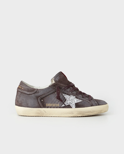 Brązowe zamszowe sneakersy Superstar - Image #0