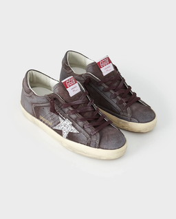 Brązowe zamszowe sneakersy Superstar - Image #2