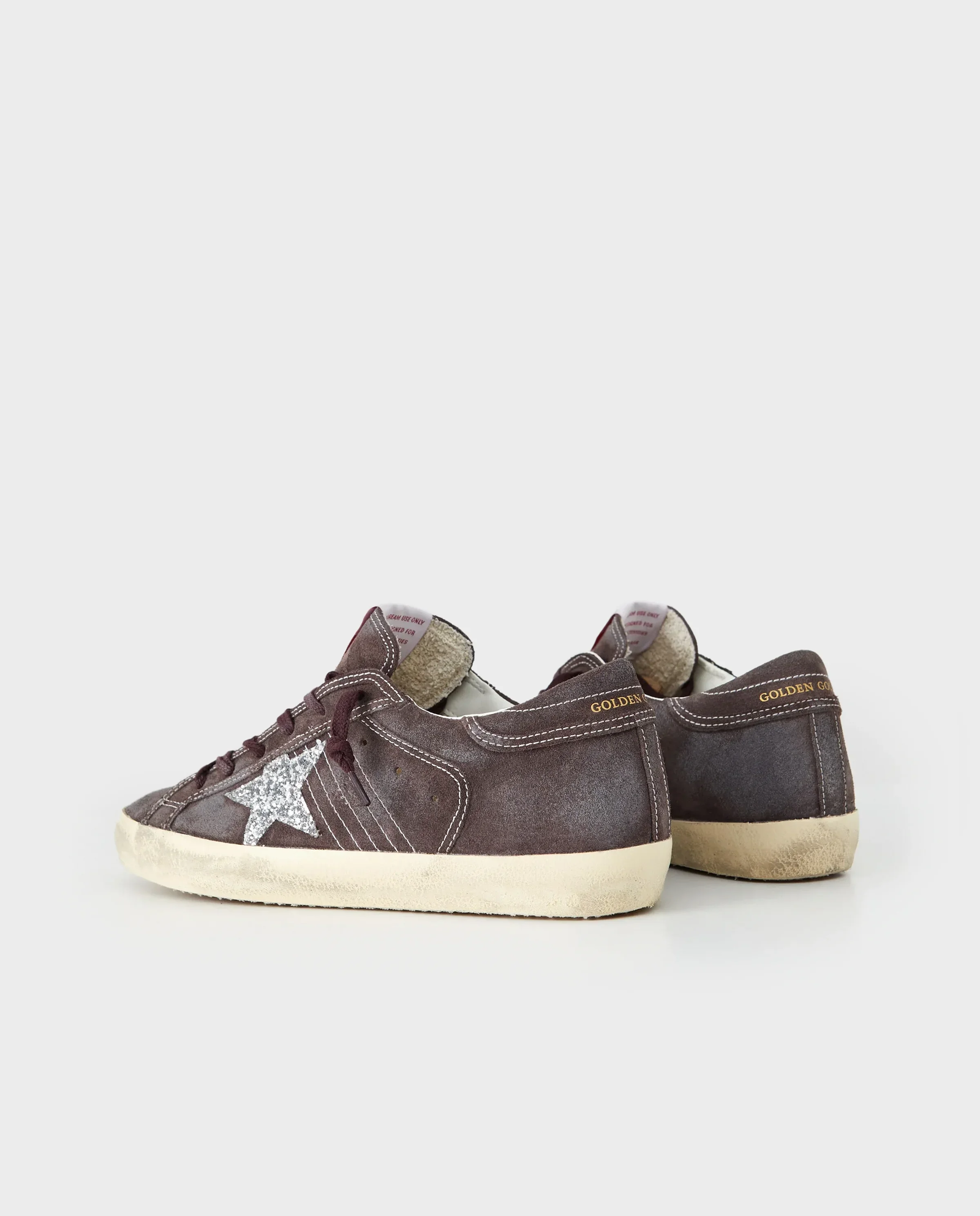 Brązowe zamszowe sneakersy Superstar - Image #3