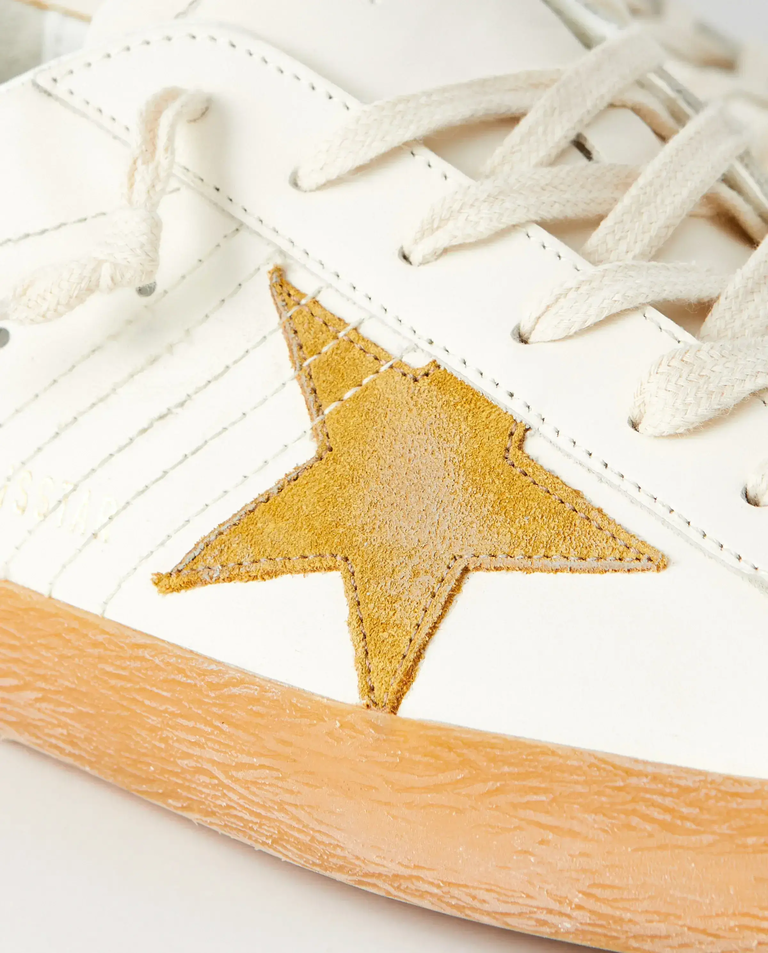 Białe skórzane sneakersy Superstar - Image #4