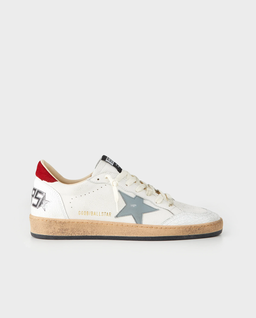 Białe skórzane sneakersy Ball Star - Image #0