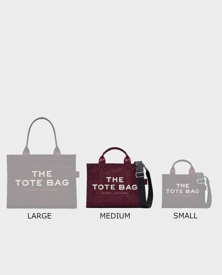 Burgundowa torebka The Medium Tote Bag - Image #8