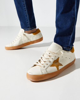 Białe skórzane sneakersy Superstar - Image #1