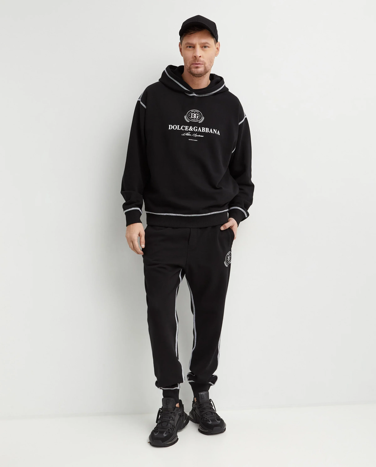 Czarne spodnie dresowe z logo - Image #2