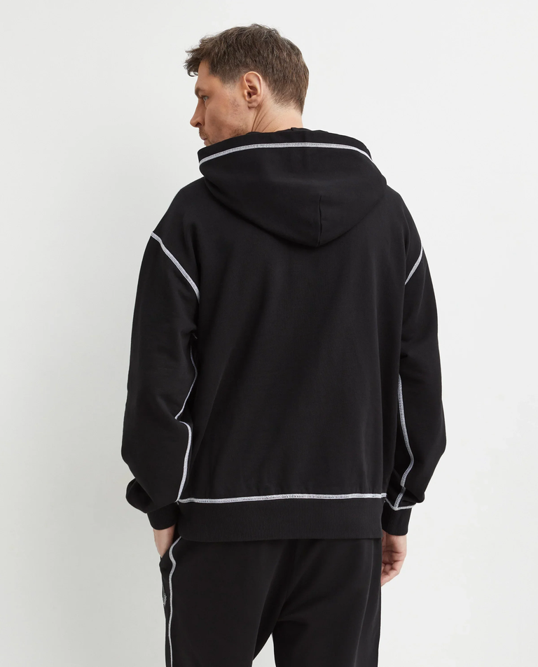 Czarna bluza z kapturem - Image #3