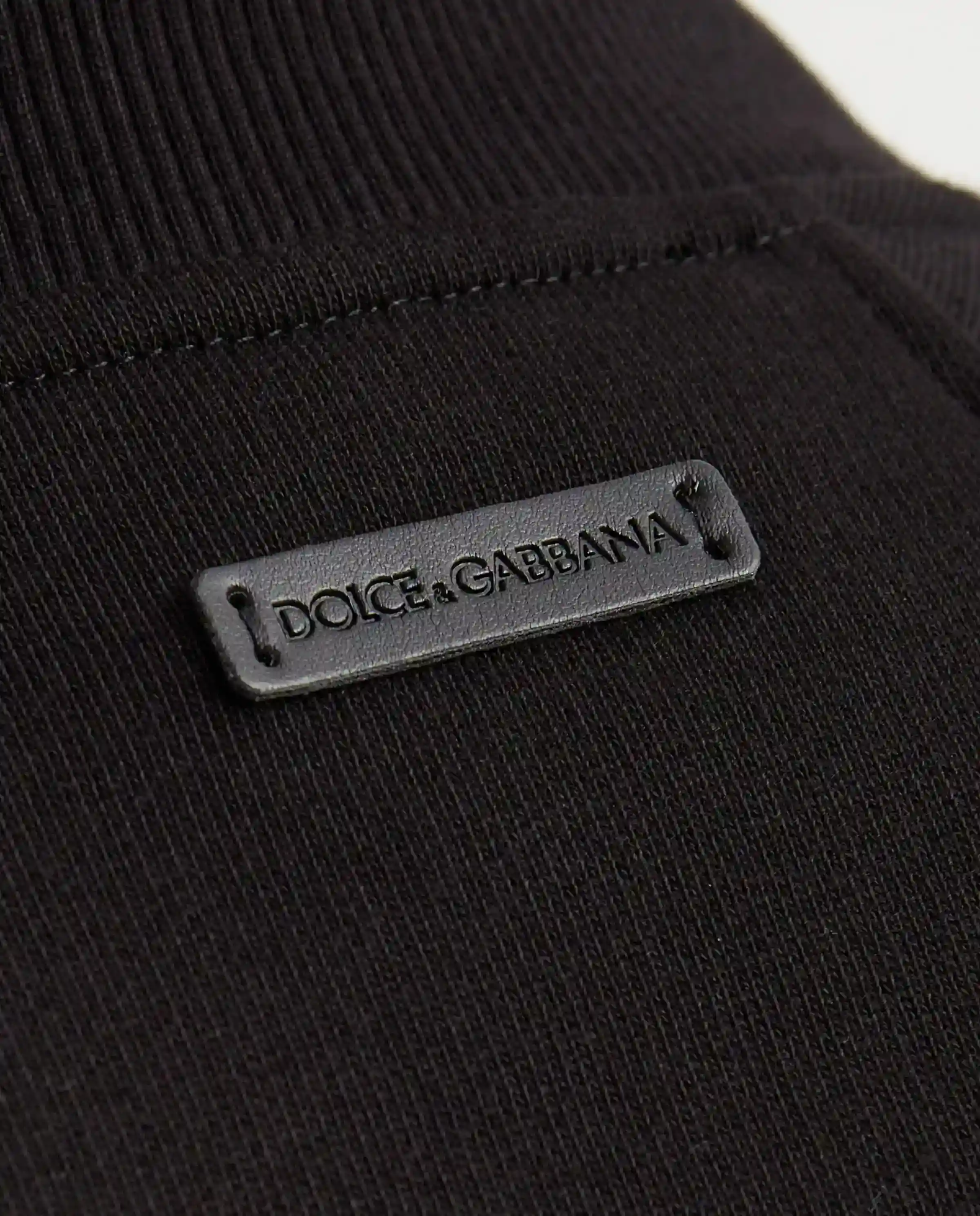 Czarna bawełniana bluza - Image #4