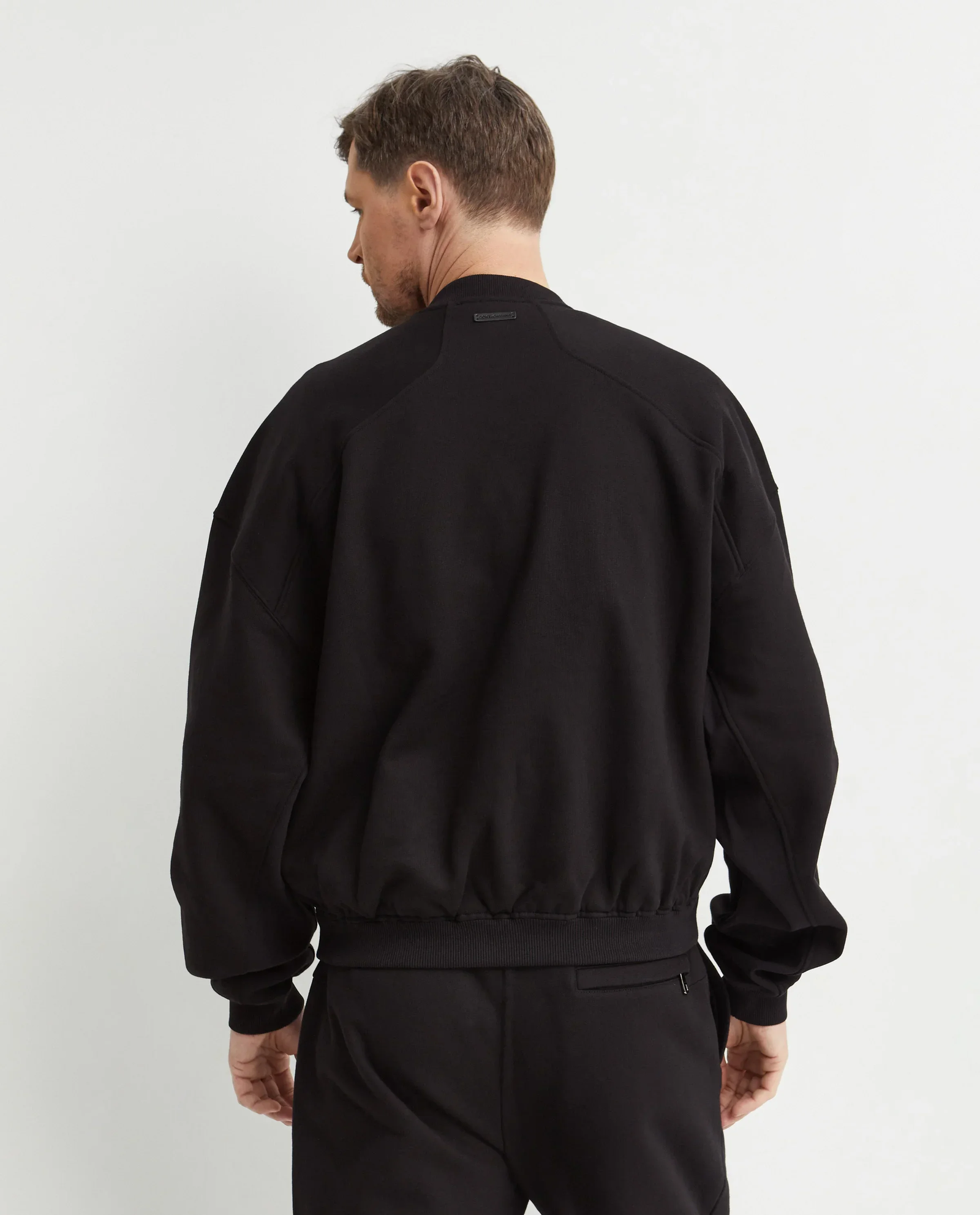 Czarna bawełniana bluza - Image #3