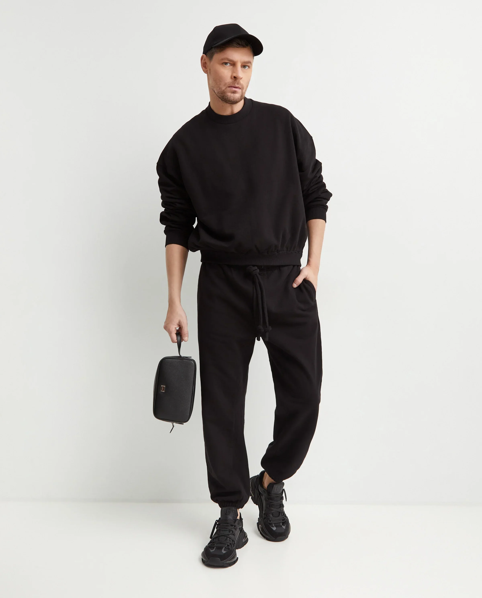 Czarna bawełniana bluza - Image #2