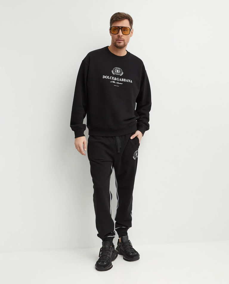 Czarna bluza z nadrukiem - Image #2