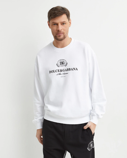 Biała bluza z nadrukiem - Image #0