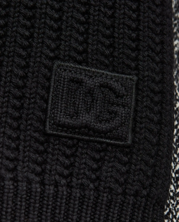 Czarny wełniany szalik - Image #3