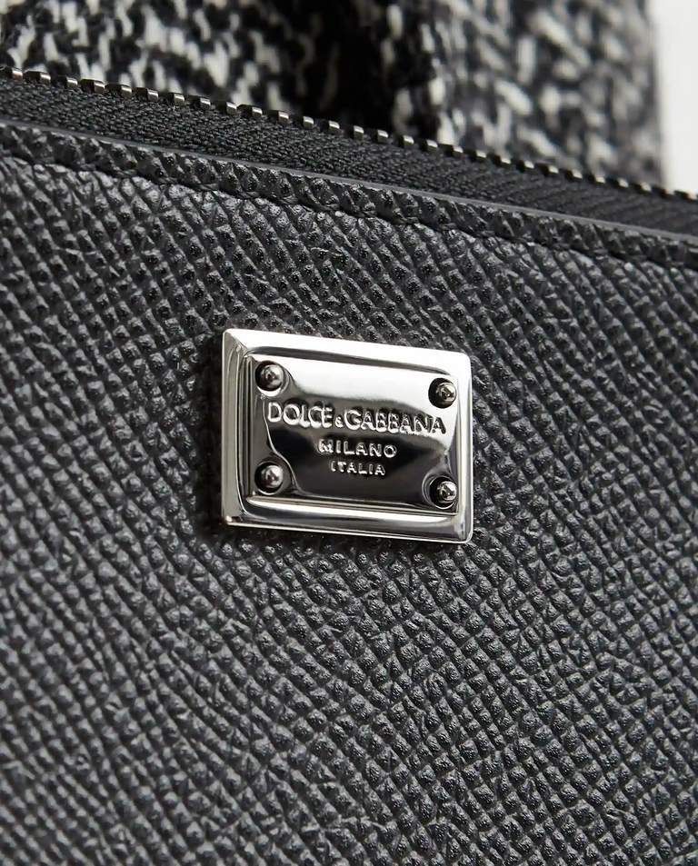 Czarna skórzana saszetka Sicily - Image #6