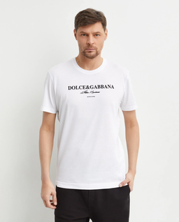 Biała koszulka nadrukowanym logo - Image #0