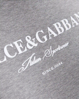 Szara koszulka nadrukowanym logo - Image #4