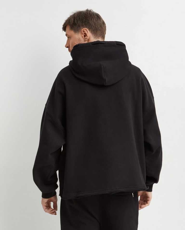 Czarna bluza z kapturem - Image #3