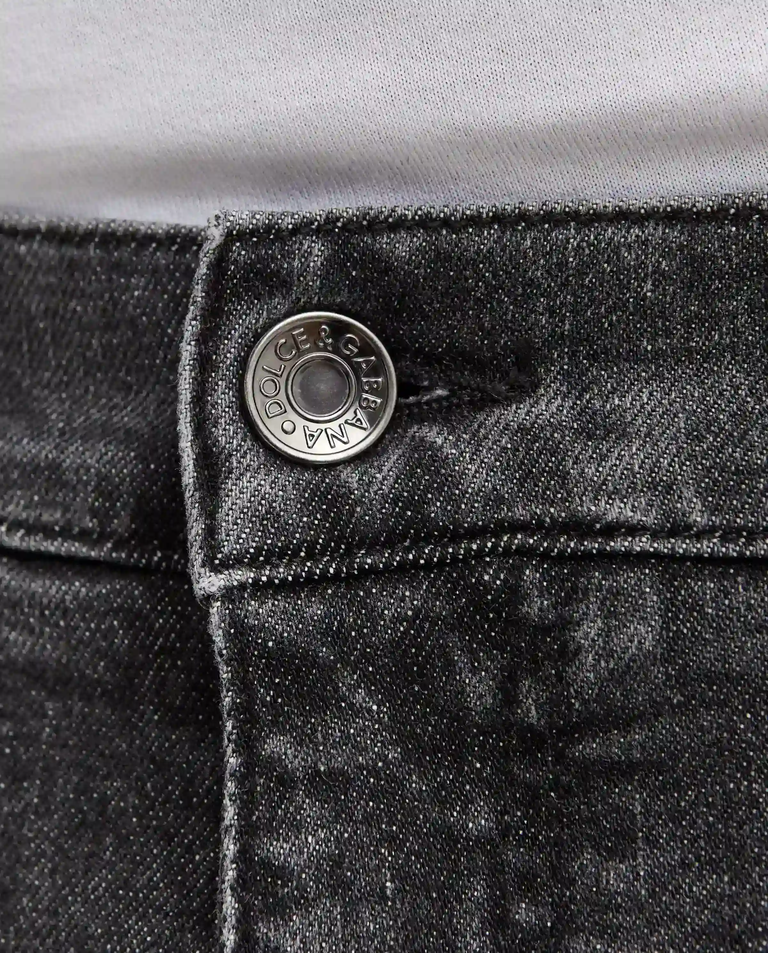 Ciemnoszare jeansy Slim Fit - Image #4