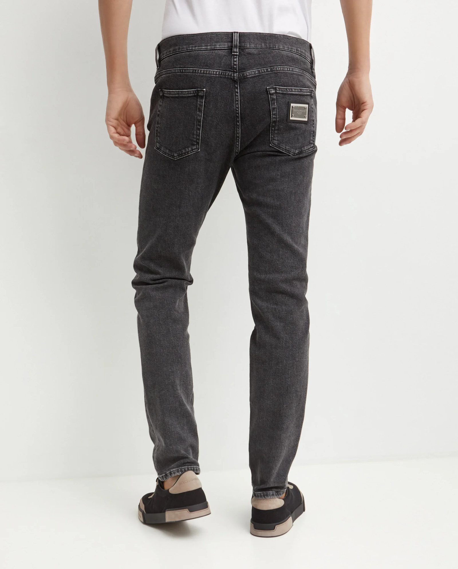 Ciemnoszare jeansy Slim Fit - Image #3